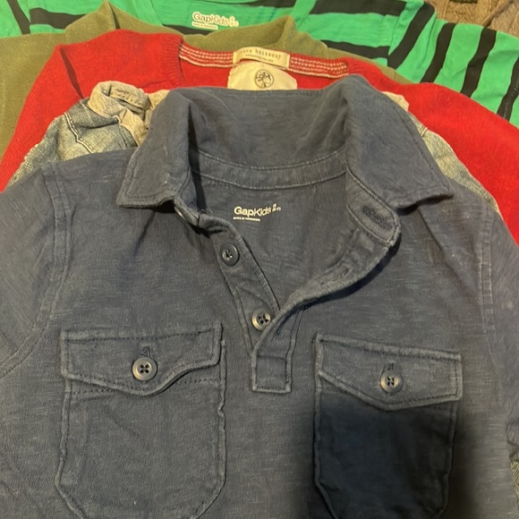 Lot of 13 pc boys clothing pants T-shirts hoodie size 4 to 7 zara gap Gymboree - Picture 11 of 16